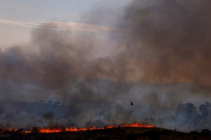 MADRID QUEDÓ ENVUELTA EN UNA GIGANTESCA NUBE DE HUMO POR UN INCENDIO FORESTAL